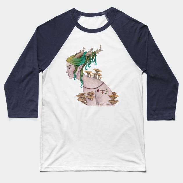 Forest Fae Baseball T-Shirt by Pearl and Plam